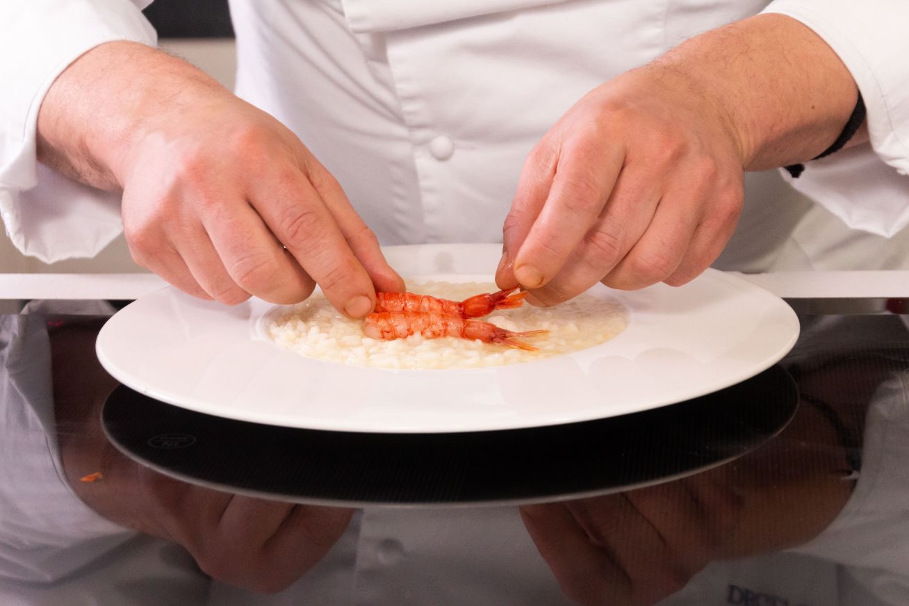 Risotto con gamberi di Mazara e limone del Garda Ricetta Saporie